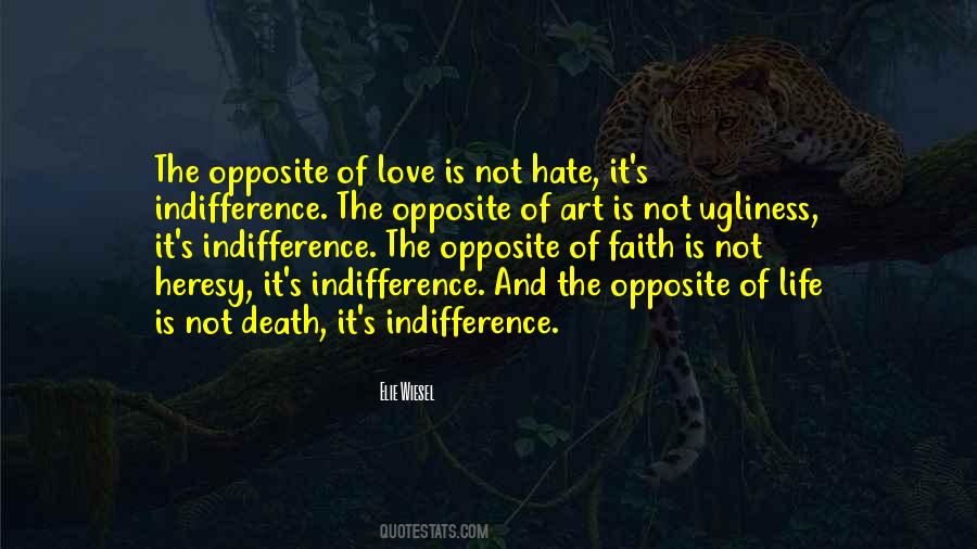 Love Opposite Quotes #64092