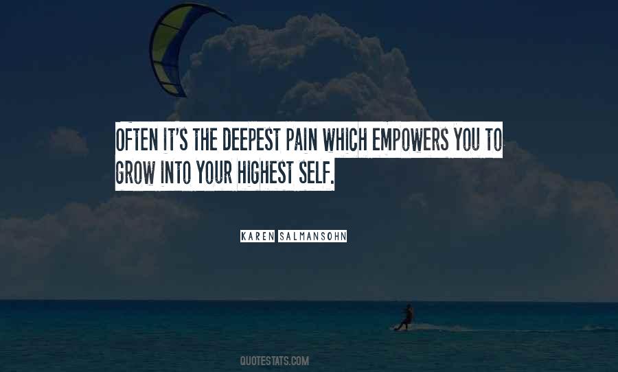 Quotes About Deepest Pain #1377217