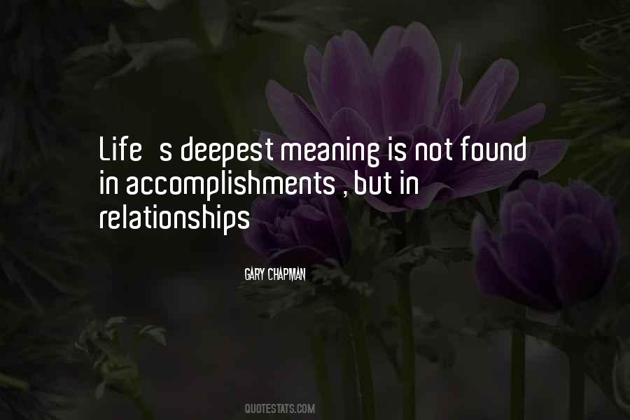 Quotes About Deepest Life #328356
