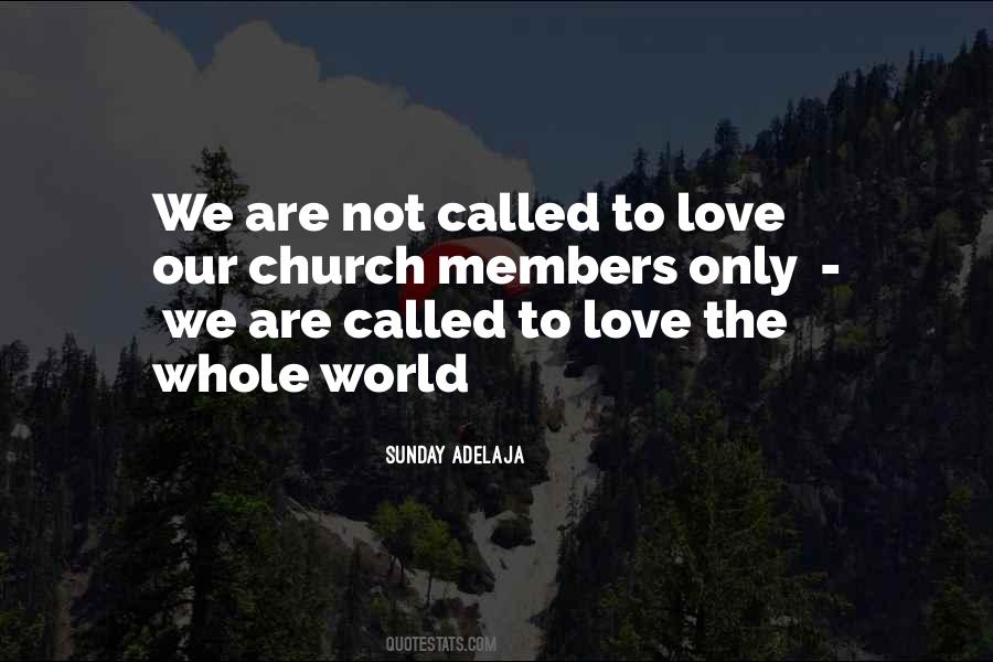 Love Our World Quotes #180649