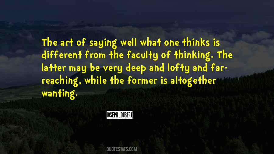 Quotes About Deep Thinking #149096