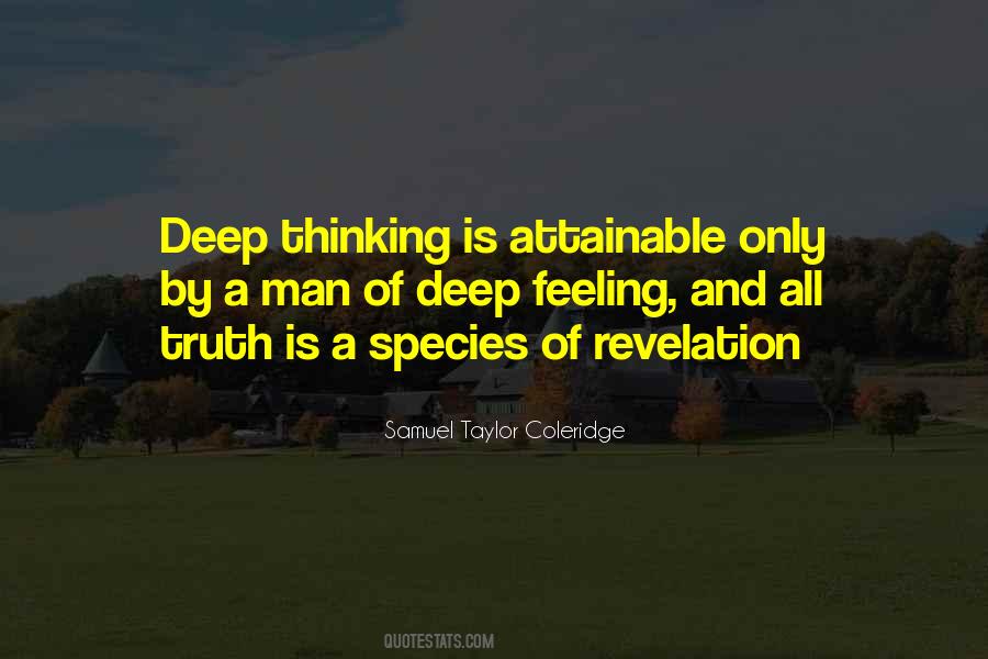 Quotes About Deep Thinking #213820