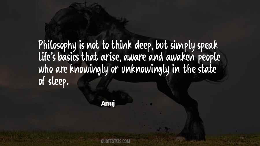 Quotes About Deep Thinking #318109