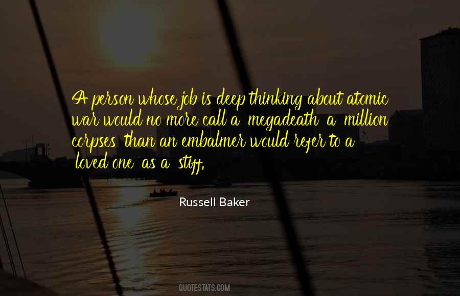 Quotes About Deep Thinking #570540