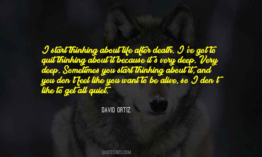 Quotes About Deep Thinking #870492