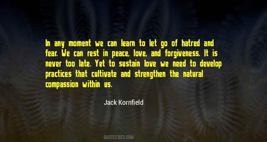 Love Peace Forgiveness Quotes #1161267