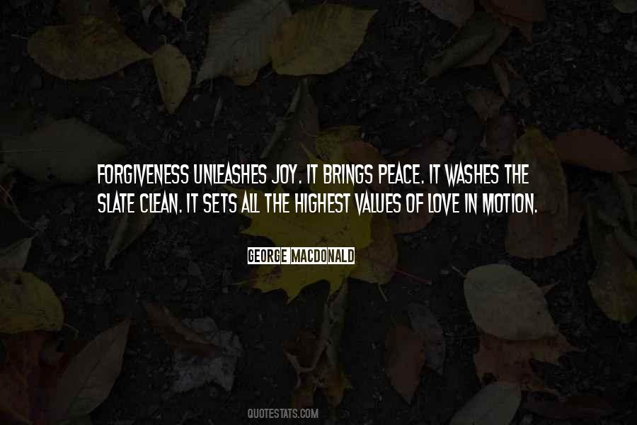 Love Peace Forgiveness Quotes #1689214