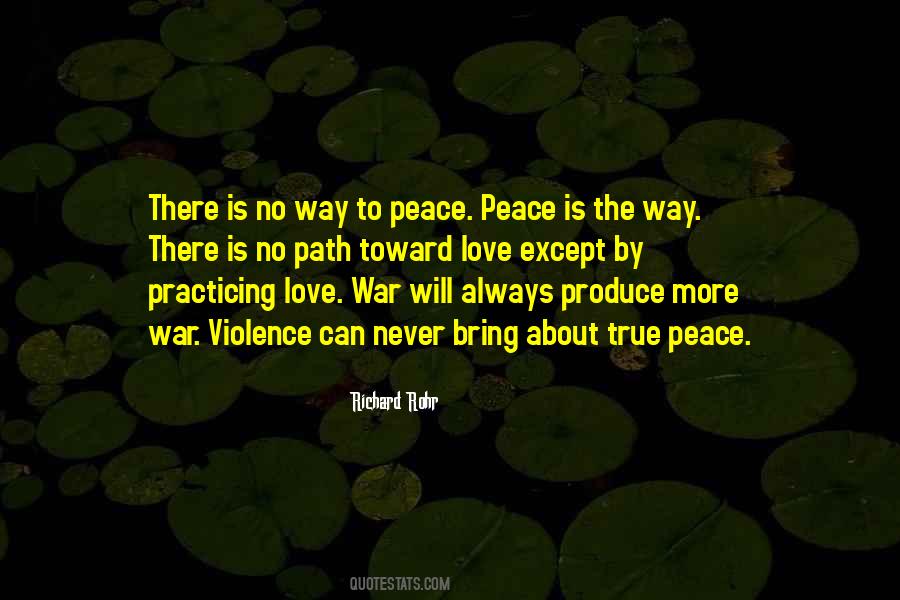 Love Peace War Quotes #1179925