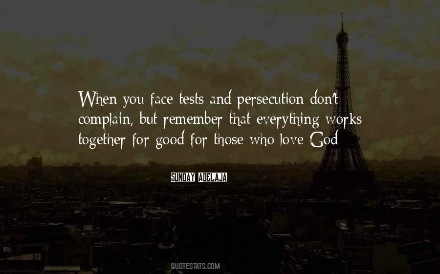 Love Persecution Quotes #706722