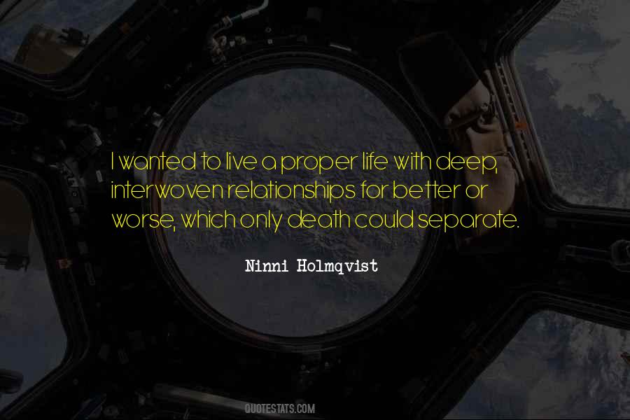 Quotes About Deep Relationships #138008