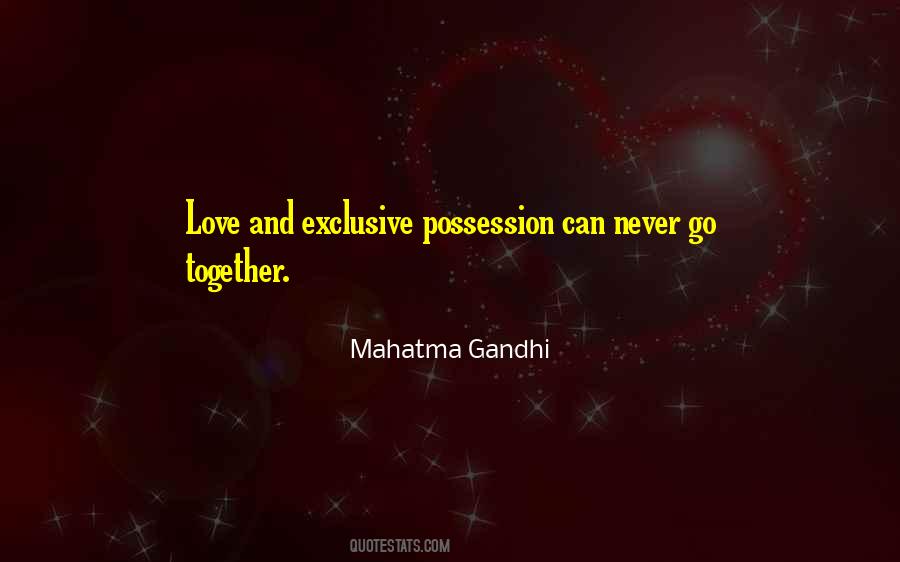 Love Possession Quotes #654023