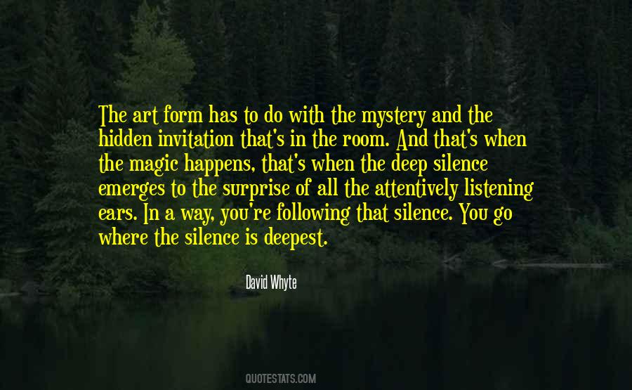 Quotes About Deep Listening #1330068