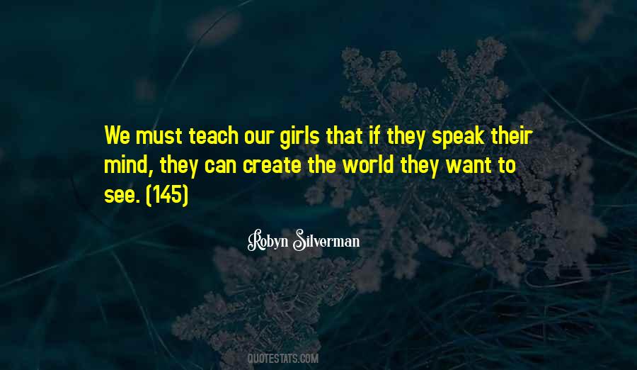 Quotes About Teaching Our Daughters #721276