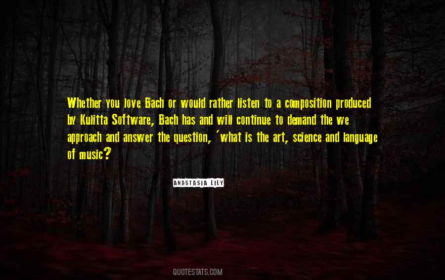 Love Question And Answer Quotes #1757706