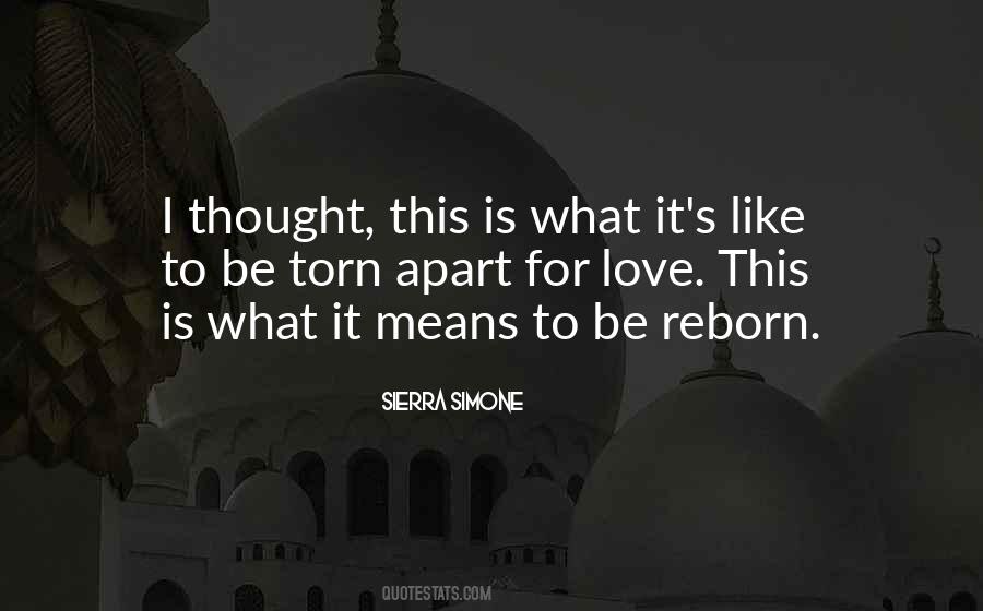 Love Reborn Quotes #796721