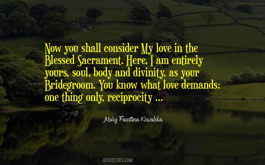 Love Reciprocity Quotes #1712900