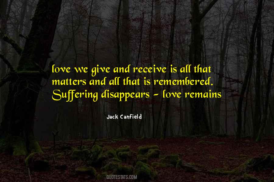 Love Remembered Quotes #1181629