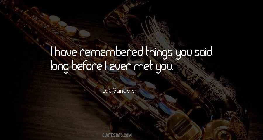 Love Remembered Quotes #53580