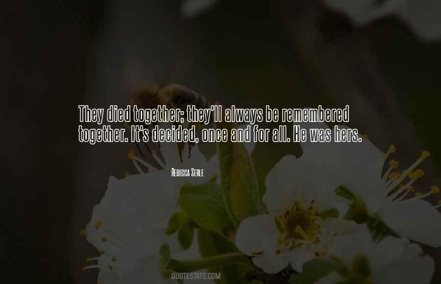 Love Remembered Quotes #658062