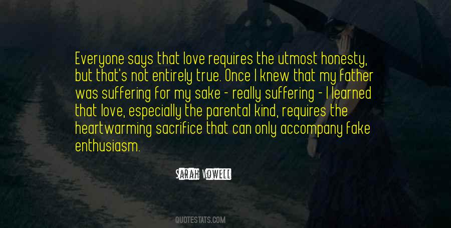 Love Requires Sacrifice Quotes #1747215