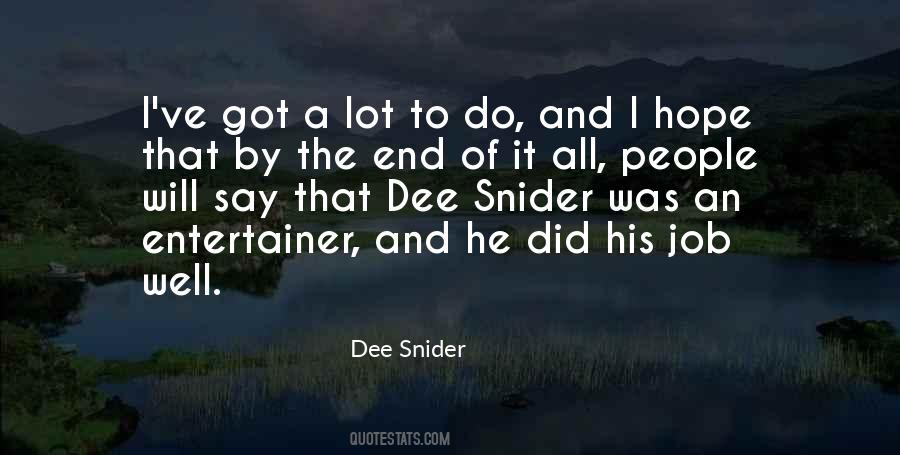 Quotes About Dee #1057283