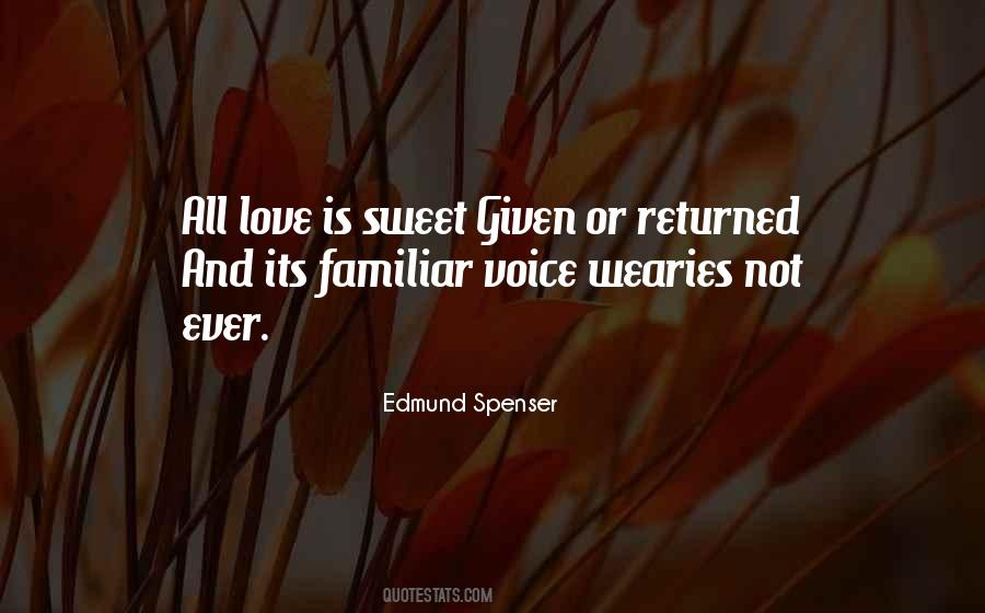 Love Returned Quotes #1143830