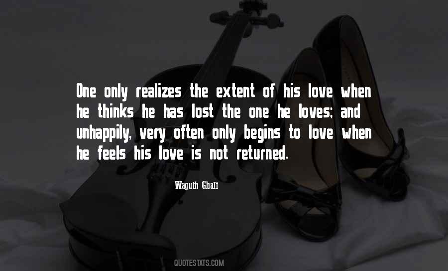 Love Returned Quotes #1363240