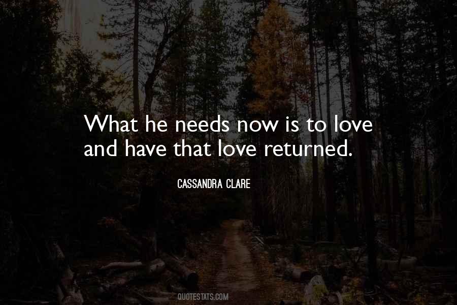 Love Returned Quotes #1774408