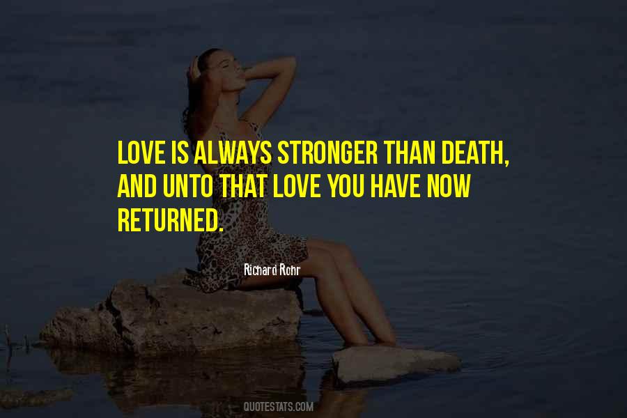 Love Returned Quotes #766797