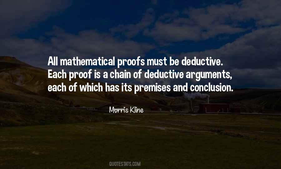 Quotes About Deductive #1208716