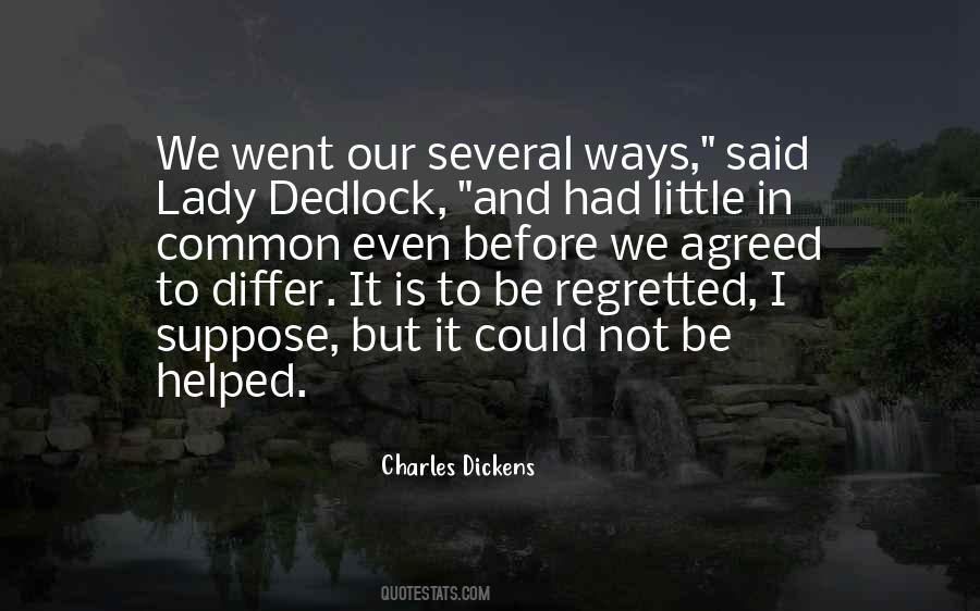 Quotes About Dedlock #1131513