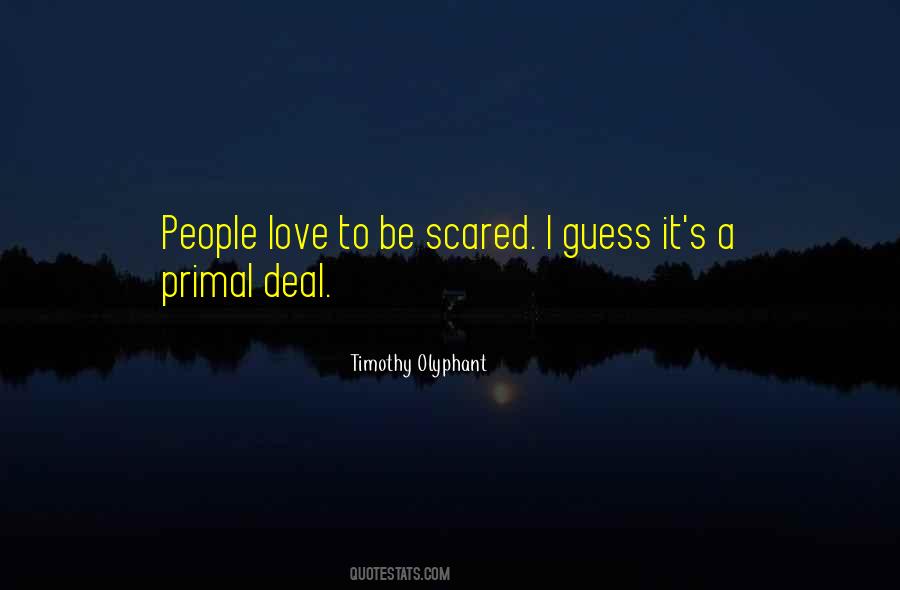 Love Scared Quotes #203271