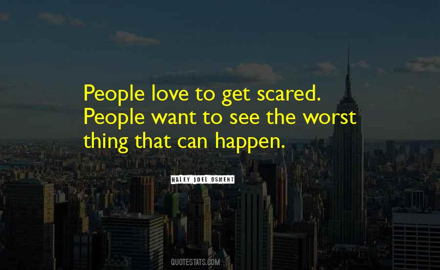 Love Scared Quotes #689131