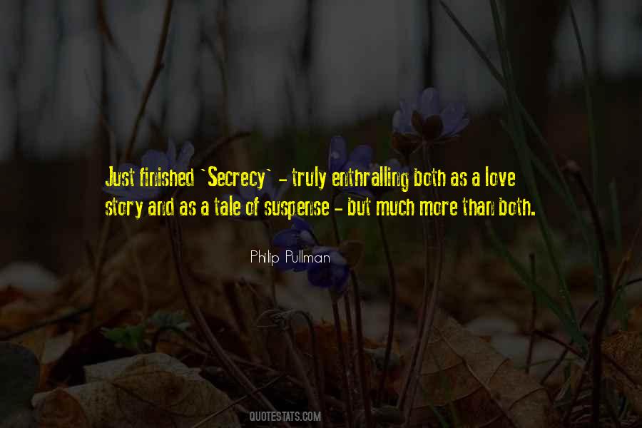Love Secrecy Quotes #100044