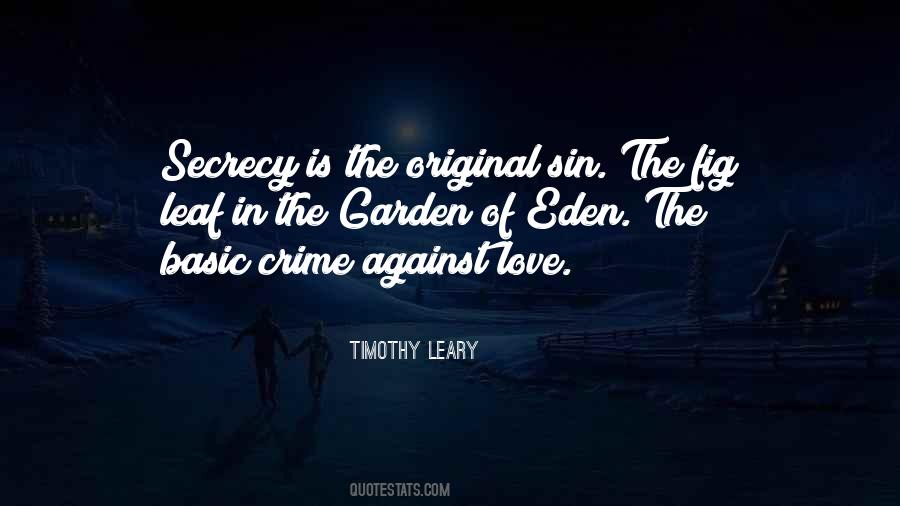 Love Secrecy Quotes #384509