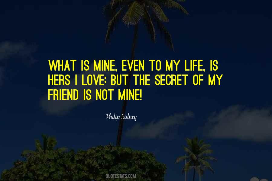 Love Secrecy Quotes #494510