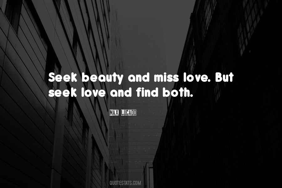 Love Seek Quotes #147407