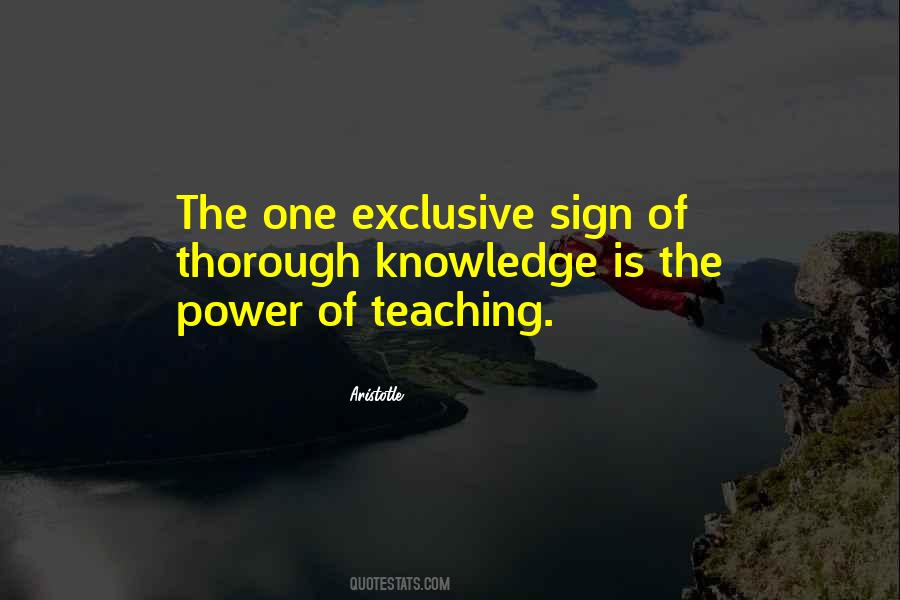 Quotes About Teaching Knowledge #1006806