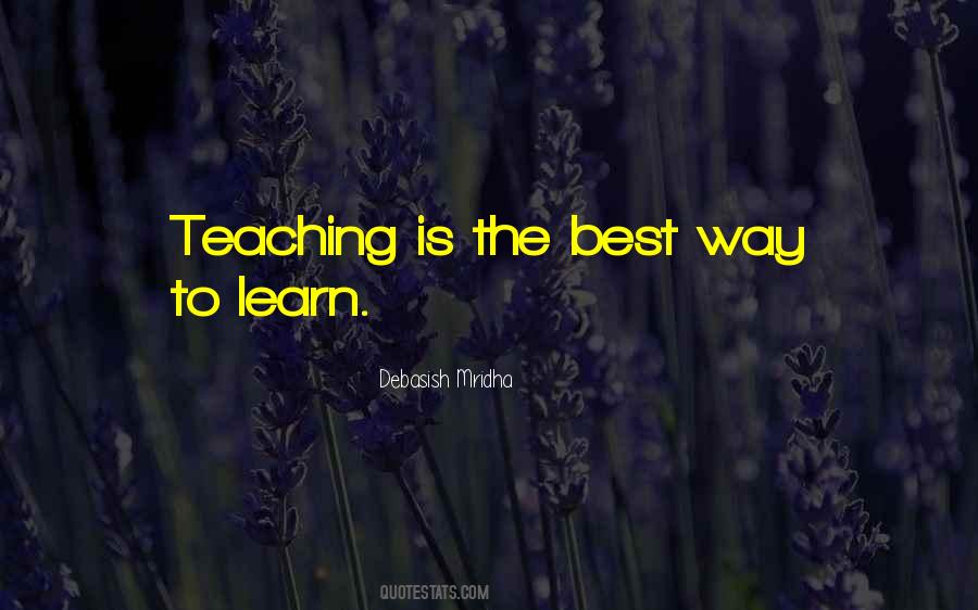 Quotes About Teaching Knowledge #164210