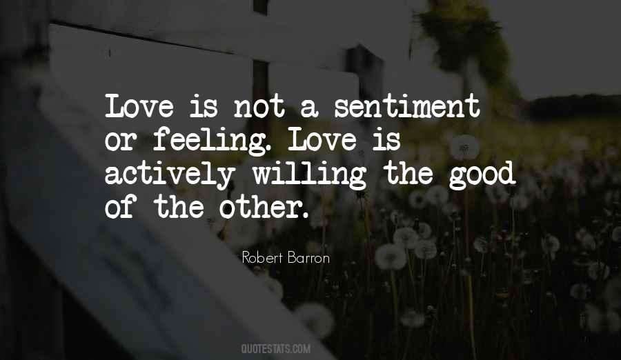 Love Sentiment Quotes #1065742