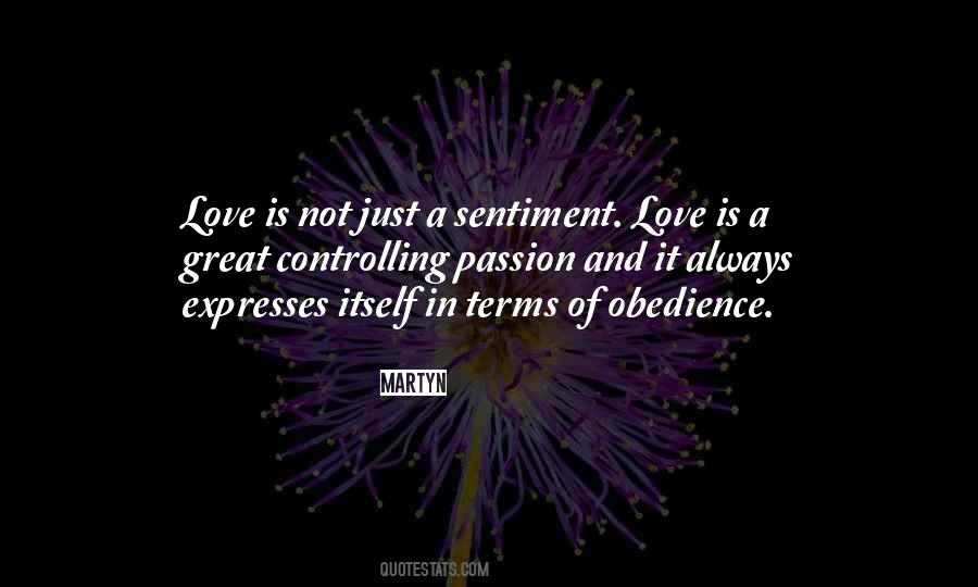 Love Sentiment Quotes #611858