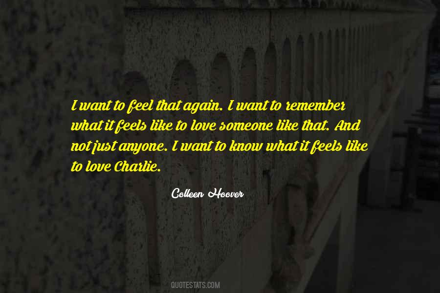 Love Someone Like Quotes #69839
