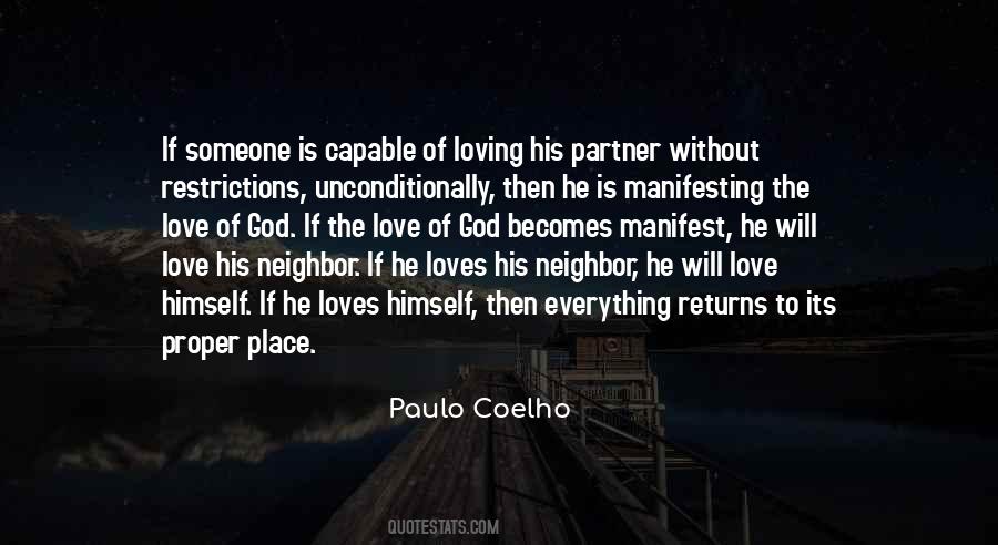 Love Someone Unconditionally Quotes #1689416