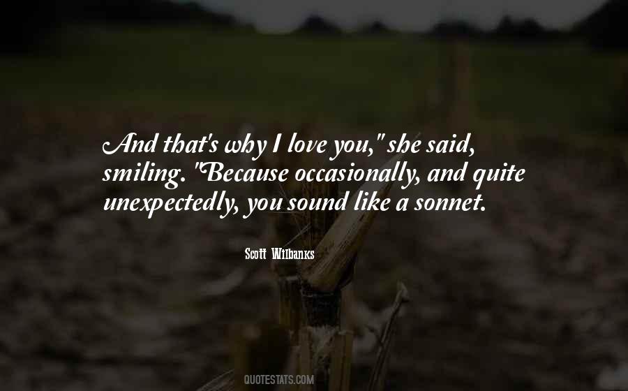 Love Sonnet Quotes #592931