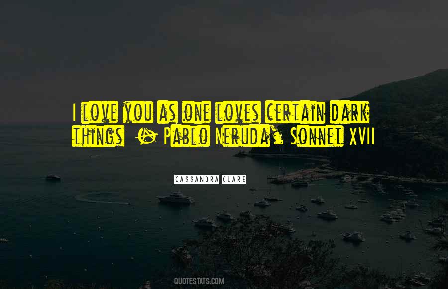 Love Sonnet Quotes #914178