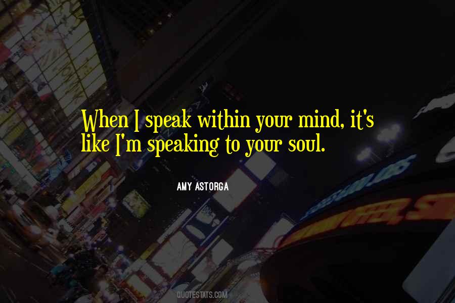 Love Speak Quotes #245229