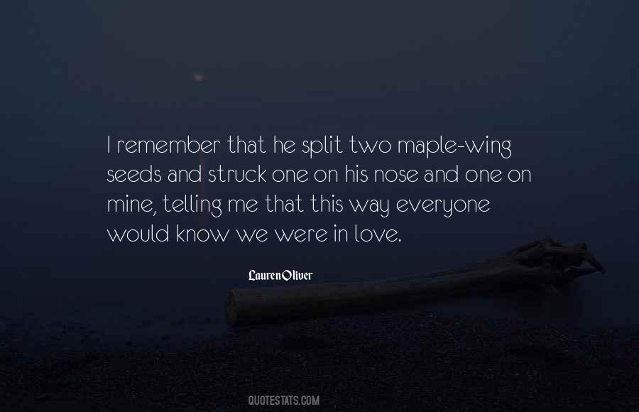 Love Split Quotes #1664146