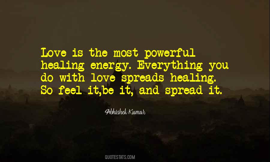 Love Spread Quotes #18643