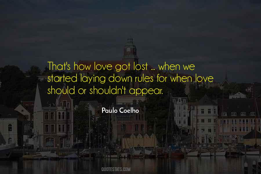 Love Started Quotes #125746