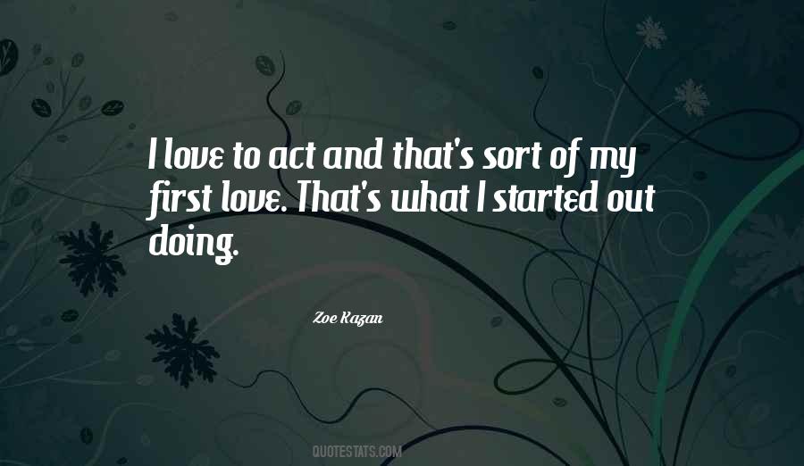 Love Started Quotes #415643